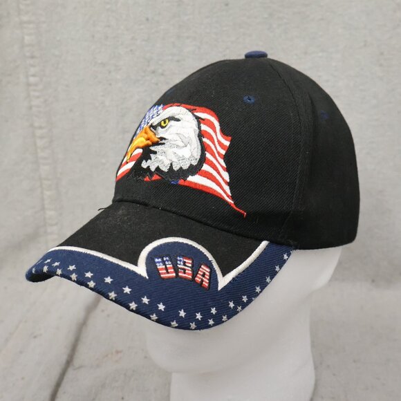 USA Bald Eagle America Hat Cap Adjustable - Picture 1 of 6